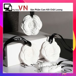 Sáp Thơm Treo Phòng Hình Hoa Hồng Thạch Cao Trà Trắng Treo Tủ Quần Áo Hương Thơm Ngọt Ngào Lan Tỏa 28g / Sáp Thơm Đá Thạch Cao Khử Mùi Hồi Ẩm Mốc Nhà Vệ Sinh Hương Thơm Điệu Nhẹ