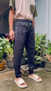 Celana Scuba Trening Panjang PremiumJogger - Celana Olahraga Dewasa Gym Running Badminton Voli Senam
