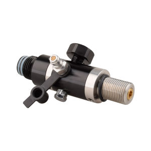 Aceair hPa Bộ điều hòa không khí 1800psi đầu ra cố định 4500psi đầu vào tối đa 360 ° xoay M18 × 1.5 & 5/8-18unf chủ đề kép với 6000psi đo 8mm ngắt kết nối nhanh chóng cho phù hợp Máy nén khí