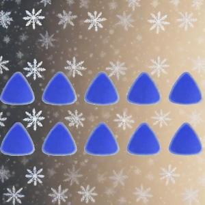 10pcs Phone Opening Tools Anti-Scratch Triangle Plastic Guitar Pick Pry Opener for iPhone iPad Tablet PC Disassemble Repair Kits