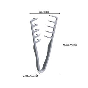 หวีจัดแต่งทรงผมแบบพกพา หวีซี่กว้างเพิ่มวอลลุ่ม หวีจัดแต่งทรงผม เครื่องมือจัดแต่งทรงผม เนื้อสัมผัสฟู สำหรับผู้ชาย ผู้หญิง สำหรับทุกสภาพผม
