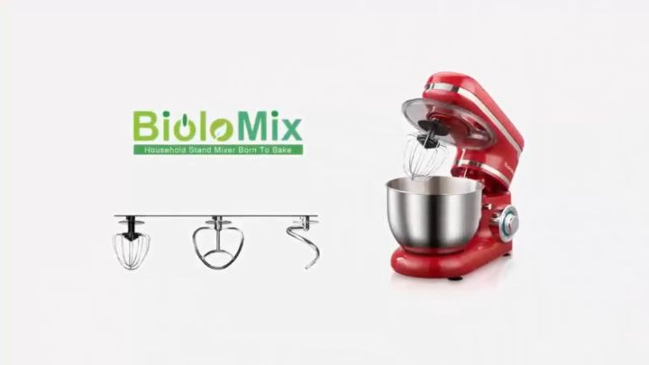 Máy trộn bột và đánh trứng 5 lít thương hiệu cao cấp BioloMix BM785LB ...