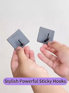 Gantungan Dinding Serbaguna Anti Karat Perekat Kuat Untuk Handuk Baju Tas & Peralatan Rumah/ Hook Dinding Stainless