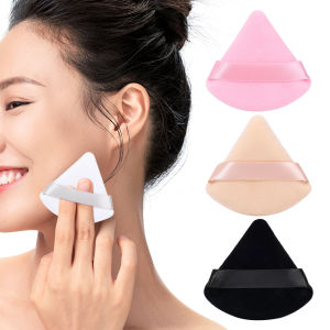 Triangle Powder Puff Soft Makeup Sponge for Face Make Up Eyes Contouring Shadow Cosmetic Washable Velvet Foundation Puff