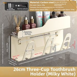 Wall-mounted Bathroom Tooth Cup Holder