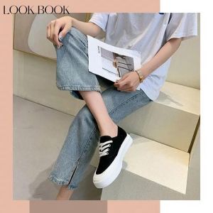 DMshoes พร้อมส่ง รองเท้าผ้าใบแฟชั่นผู้หญิง มีทั้งสีพื้นและงานลวดลาย ทรงสวยมาก ลายเสือคือดี แนะนำเลย ใส่สบาย ราคาสุดคุ้ม ต้องตำ