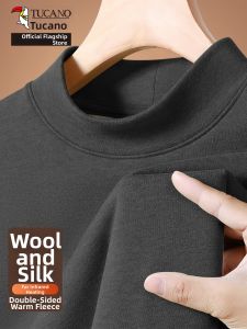 TUCANO | Thickened Thermal Underwear for Men Half-high Collar Long Sleeve