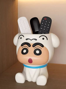 Kochava Cartoon Cute Desktop Organizer Box Remote Control Storage Tube Home Good Storage Waxed Paper New Cartoon Style Cylinder