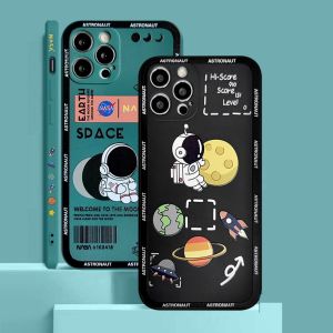 BAPAU Casing HP Oppo A15 A15s A16 A16s A5 2020 A9 2020 A5s A7 F9 A12 A11K A54 A57 5G A95 A74 Realme 2 Pro Realme C11 C21Y C31 C35 Realme Narzo 50A 50A Prime  Soft Case Cute Little Astronot Space Premium