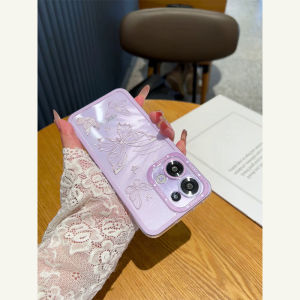 เคส OPPO A5 Pro 5G เคส โปรกผีเสื้อเจลลี่ใสเคสเกราะนิ่มกันกระแทกเคสมีช่องใสหนา