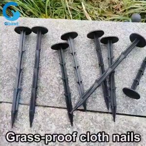 100Pcs Paku Weedmat/Nail/Garden Nail Weedmat Green Farm Nail Paku Kebun Artificial Grass Turf Pegs Mesh Mat Staples