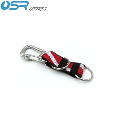 Stainless Steel Diver Clip Extension Keychain
