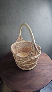 เทียวเดินทางใหญ่ พร้อมส่ง ตะกร้า ตะกร้าใส่ของ ตะกร้าทำบุญ ตะกร้าหูหิ้วตะกร้าน้ำหนัก เบา ตะกร้าสานสวยๆ