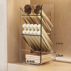 Bathroom Cabinet Storage Box Multi-Layer Divider Slope Mouth Cosmetic Organizer Rack Toilet Mask Arrangement Box Vanity Organizer