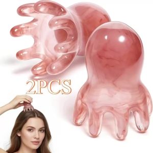 10 Chiếc Lược Massage Da Đầu Hình Con Bạch Tuộc Lược Răng Rộng Bấm Huyệt Kinh Lạc Dùng Cho Lưng Cổ Và Đầu Dụng Cụ Thư Giãn Sâu Bằng Tay