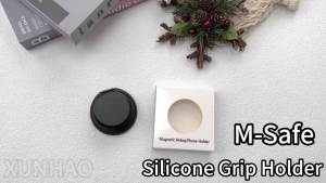 Grippopso Mobile Phone Finger Holder Socket Magnetic Cell Phone Grip Stand Finger Ring Kickstand Rotation Universal Phone Stand