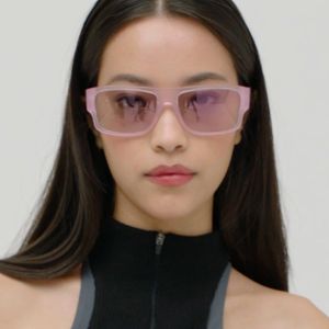 Sunnies Studios Nolan (Polarized Wraparound Square Sunglasses Shades for Men and Women)
