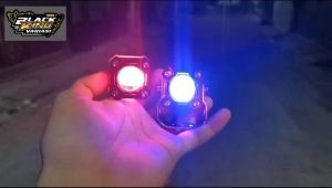 Lampu tembak SQL 1 Mata Universal Lampu Laser Gun D2 Plus Devil Lampu Tembak Led Laser Devil 30 Watt
