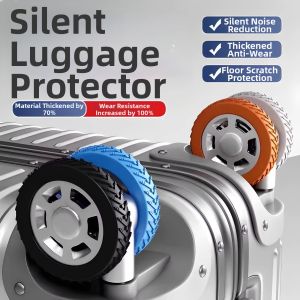 Silent Rubber Luggage Wheel Protection Sleeve