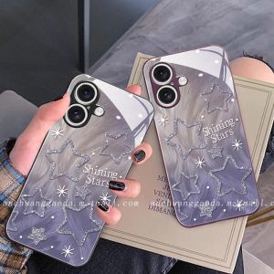 JIFANPAUL | Starry Fabric iPhone Case Liquid Glass Drop Protection 15 Pro Max 13 12 11 X XS 8 Plus