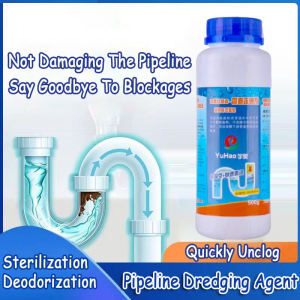 Pipeline Dredging Agent Powerful Home Drain Remover Pipe Cleaning Powder Cleared Sink Clog Remover Home Clean Pipeline Dredge Helper Powerful Drain Pipe Unclog Agent 管道疏通剂