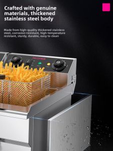 Lecon | Commercial Double Tank High Capacity Electric Fryer