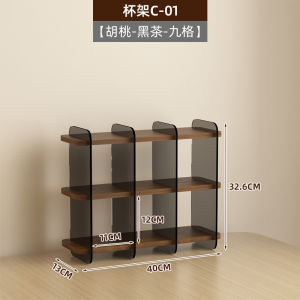 Giá Để Cốc Acrylic 9 Ô Để Bàn Giá Để Cốc Cà Phê Giá Để Cốc Nước Giá Để Đồ Dùng Vệ Sinh Cá Nhân Giá Để Đồ Dùng Nhà Bếp