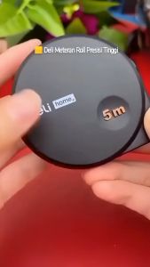 COD Meteran 5 METER Anti karat kuat tukang bangunan Roll High Precision Tape Measure 19mm 5M -HT8519