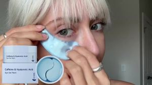 Caffeine Eye Mask Anti Dark Circles Moisturizing Firming Eye Patches Removal Eyes Bags Anti Wrinkles Eyes Skin Care 30pairs