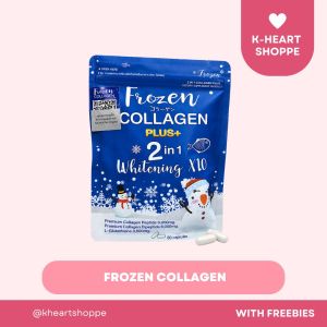 Frozen Collagen Plus+ 2 in 1 Whitening X10 - Premium Collagen Peptide 2000mg - Fish Collagen 3000mg - 60 Capsules