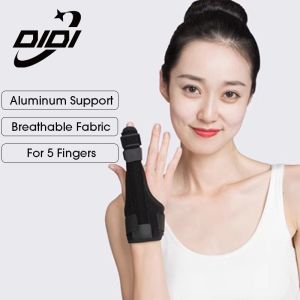 DIDI 1PCS Trigger Finger Splint Aluminum Finger Splint Brace Adjustable Finger Support Protector Arthritis Pain Relief