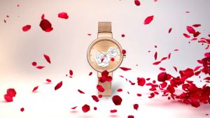 NAVIFORCE Original Watch Women Fashion Casual Waterproof Ladies Wristwatch Elegant Diamonds Dial Stainless Steel Strap Rose Gold Watch NF5013