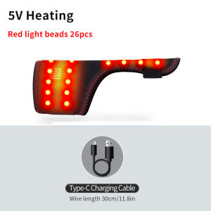 Portable Red Light Electric Heating Thumb Support Vibration Massager -Relieves Hand Wrist Pain Fatigue3-Level Adjustment Timer