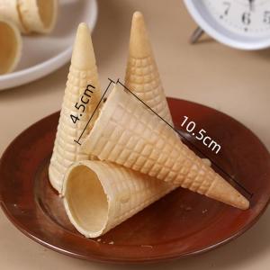 Mini Ice Cream Cone Commercial Use Waffle Cone Baking Ice Cream Small Cone Flat Bottom Sharp Bottom Sweet Cone