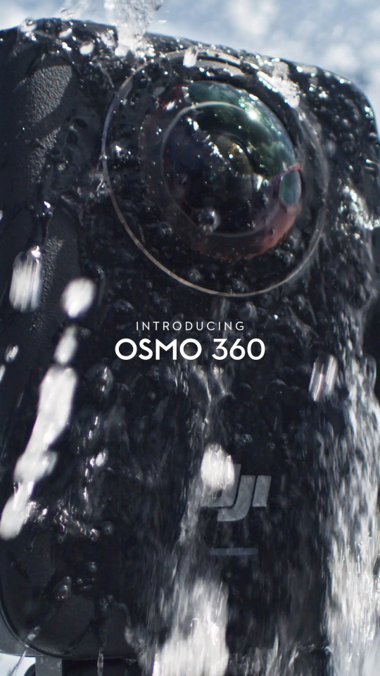 DJI Osmo 360 - 8K Revolutionary 360° Camera | 1" Equivalent 360° Image Field | 105G Built-In Storage | Multi-Platform Editing Support | Super Night Mode