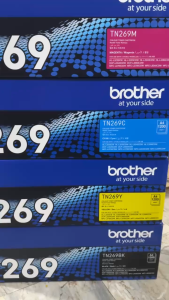 หมึกBrother TN-269 BK C M Y ตลับหมึกโทนเนอร์ ของแท้ 100%