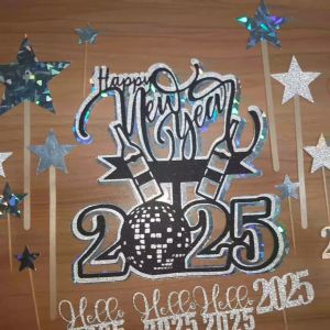 New Year Cake Topper and Cupcake Toppers