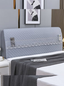 Tấm Chắn Đầu Giường Bằng Vải Cotton Dày Mềm Mại Chống Va Đập Bảo Vệ Đầu Giường Bằng Gỗ Nguyên Khối Chống Bụi Bẩn Chống Thấm Nước