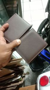 Luigi Leather / DOMPET KULIT SAPI SERAT KAYU ASLI UNIK CASUAL KOREAN DOMPET KULIT GARUT /COD