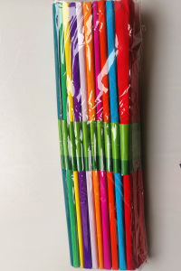 Colorful Crepe Paper Handmade Paper Kindergarten Art Workshop Creative DIY Cultural Supplies 10 Rolls Set Small Eight Old Woman
