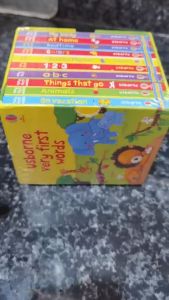 COD Usborne Very First Words Usborne Books Box Set of 10 Boardbook Brandnew for 2-4 years