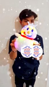 Boneka Mixue Viral 2023 LED Lampu