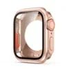 Change To Ultra 360 Full Cover Case for Apple Watch 45mm 44mm Tempered Glass Screen Protector for IWatch Series 9 8 7 6 SE 5