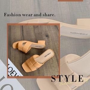 NQshop มาใหม่ รองเท้าแตะแฟชั่น งานเสริมส้นพอน่ารักวัสดุเป็นยาง น้ำหนักเบาดีไซน์สวยไม่ซ้ำมีให้เลือก4สีสวยๆเลยใครอยากได้รีบกดตุ่มเลยน๊า