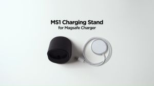 elago MS1 Charging Stand Compatible with MagSafe Charger - Premium Silicone Stand Compatible with iPhone 15/14/13/12 Series Designed for iOS17 StandBy mode