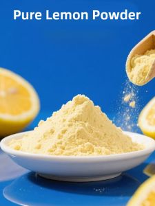 Pure Lemon Powder Concentrated Natural Fruit Powder for Baking Commercial Use Coffee And Milk Beverage Dry Ice Freezing