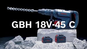 BOSCH GBH 18V-45 C - TUKUL PUTAR BATERI / CORDLESS ROTARY HAMMER