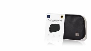 Ví cầm tay WiWU Alpha Anti theft Clutch Bag da cao cấp chống nước khóa chống trộm