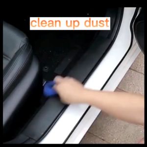 0714 5pcs/4pcs Sticker Pelindung Sill Plate Stiker Mobil 3D Carbon Fiber Untuk Toyota Honda Stiker Pelindung Pijakan Lantai Pintu Mobil Brio