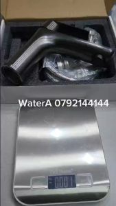 (Q. Tân Bình) Vòi lavabo vòi rửa mặt nóng lạnh inox SUS 304 sơn tĩnh điện xám đen